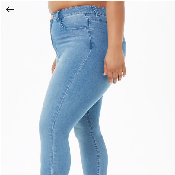 ⭐️HOST PICK⭐️ Forever 21 NWT Plus Size High-Rise Skinny Jeans - Size 24 - Picture 3 of 8